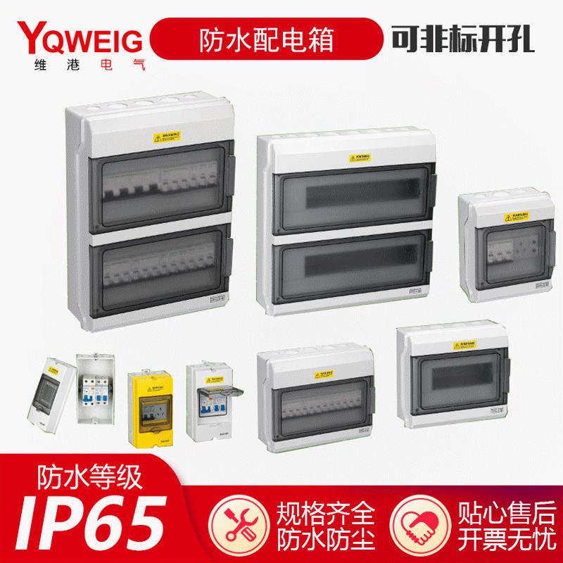 防水塑料配电箱电源控制箱PZ30断路器控制盒室外检修盒