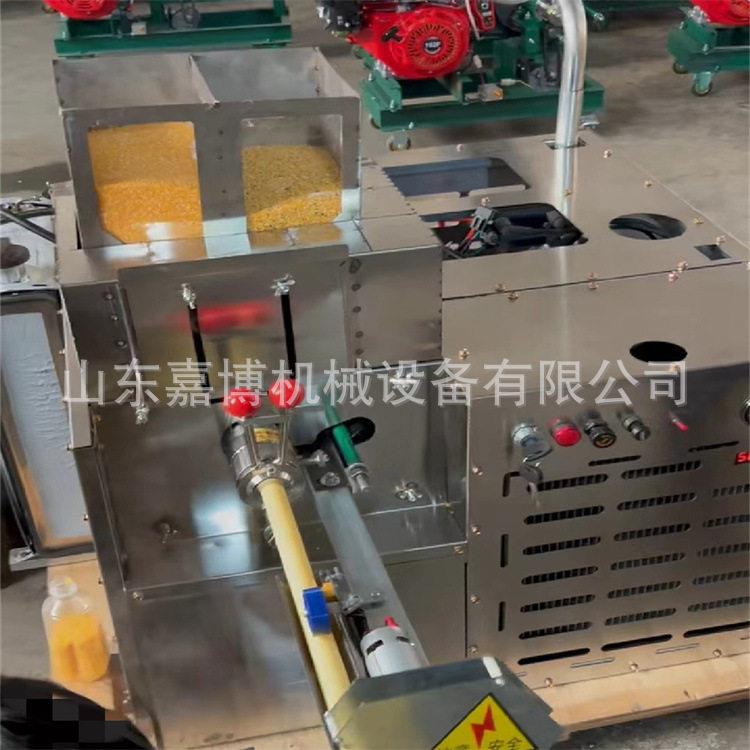 不同花型康乐果 五谷杂粮汽油膨化机弯管膨化机 集市玉米粒制作
