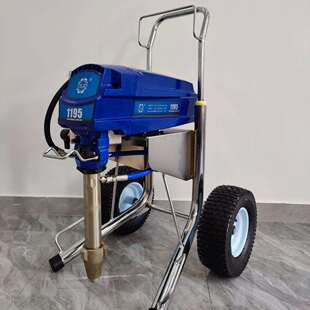 通山1195高压无气喷涂机乳胶漆内外墙涂料喷漆油漆防水喷涂真石漆