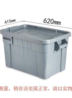 rubbermaid乐柏美大型搬运箱75.7L连盖收纳箱整理箱FG9S3100储物