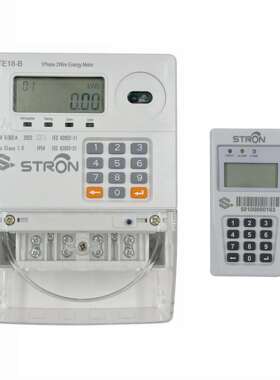 STRON STE18-M 双源供电预付费电表 市电/太阳能自动切换 防窃电