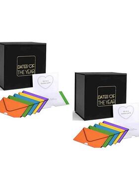 2个Week of Dates Box of Date Night Ideas52周约会之夜创意盒行