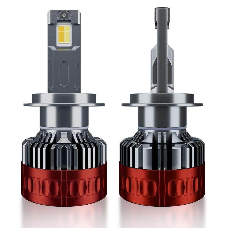 新款 A83大功率混三色LED灯 带风扇快速散热高聚光前大灯