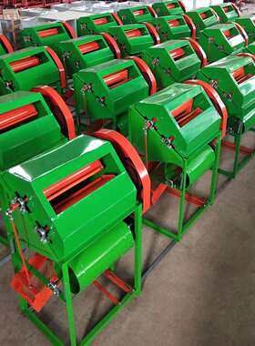 电动花生摘果机打花生机汽油5马力花生摘果机农用花生脱禾脱粒机