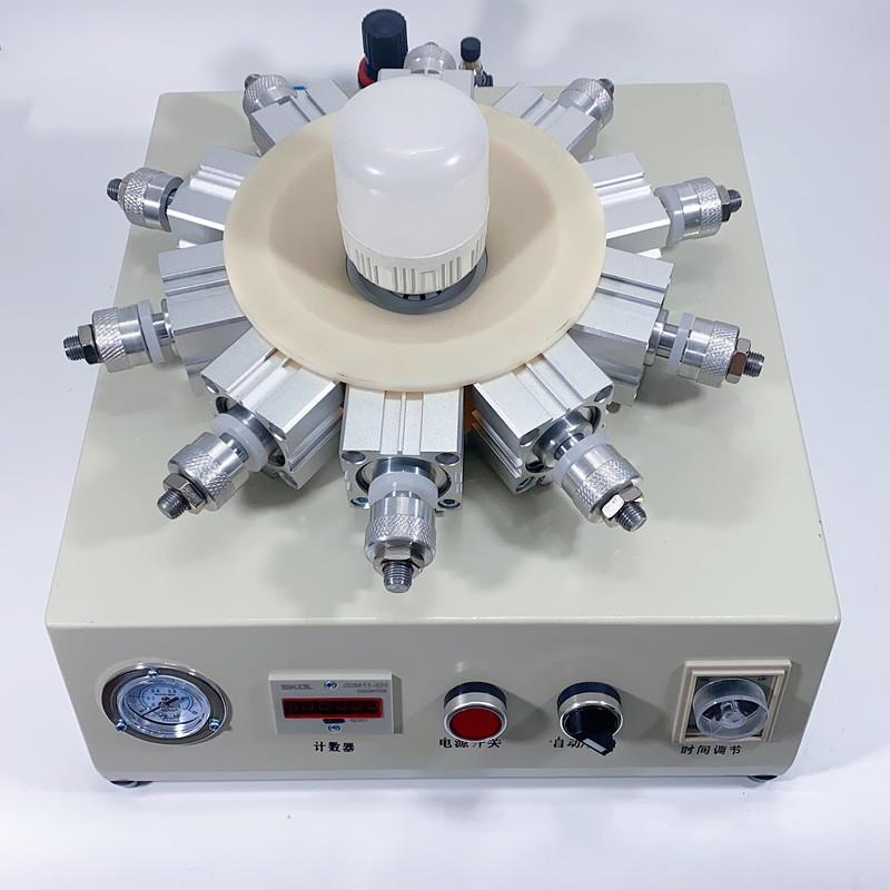 厂家直供E14 灯头机自动锁紧器 压灯头机e27 b22 e39灯头夹具E40