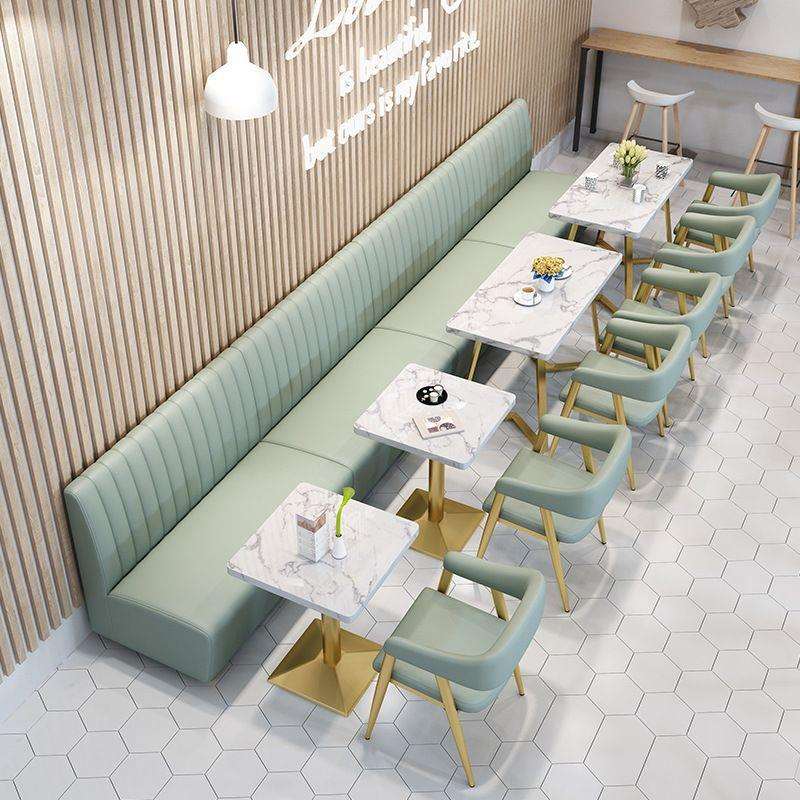 奶茶店卡座沙发西餐厅咖啡店桌椅组合汉堡甜品小吃店靠墙卡座