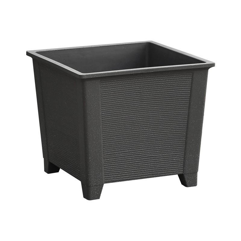 户外种植箱阳台庭院种菜箱加厚花箱仿水泥户外商场专用种植箱正方
