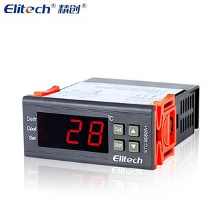 精创STC-8080A+冰箱温控仪制冷自动定时化霜智能温度控制器带探头
