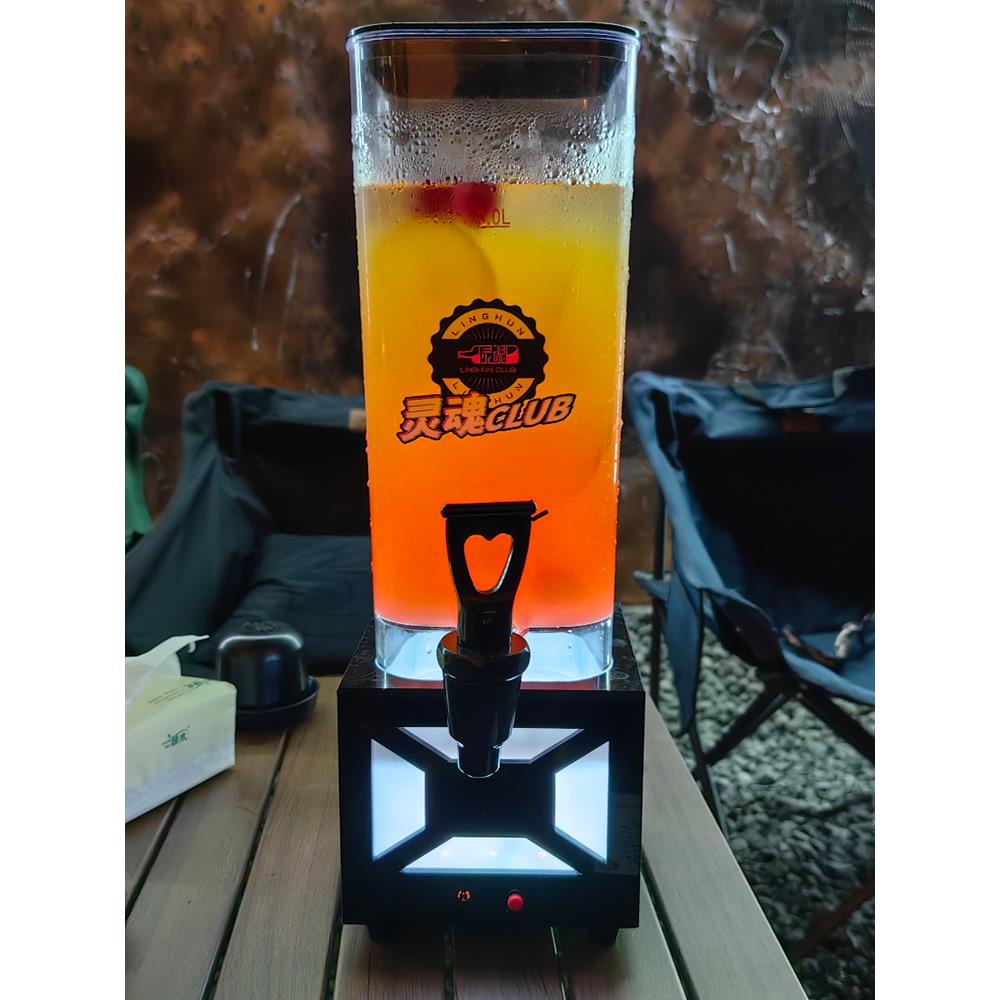 酒炮3L创意发光啤酒桶网红鸡尾酒塔果汁可乐桶耐摔商用幻狮扎啤桶