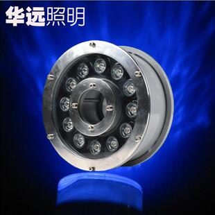 LED水下灯具喷泉灯水底灯水池灯七彩RGB6W9W12W18W水下灯景观射灯