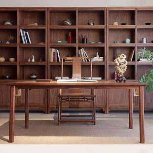 纯实木书桌书法桌毛笔书画专用案台新中式办公书房书桌简易国学桌