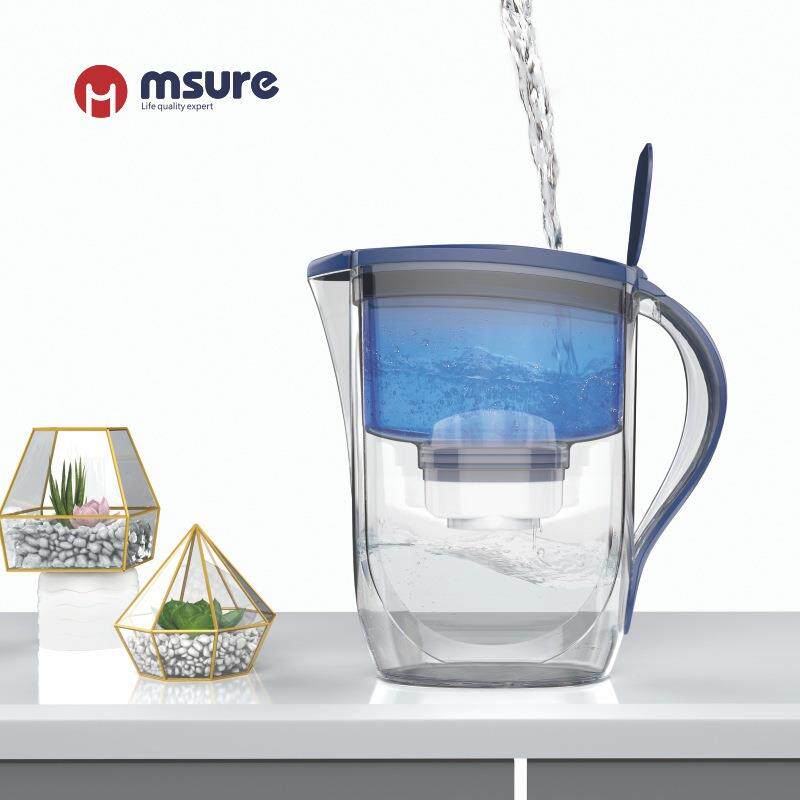 1.2L魔塑师家用自来水滤水壶活性炭滤芯厨房净水壶户外办公室适用