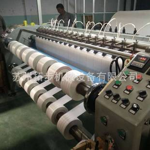 厂家供应气囊布热切分条机化纤布料切边机开直条机生产加工