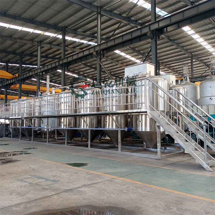 低温冷榨黄蜀葵油生产线设备 志乾 毛油脱酸脱色脱臭 榨油精炼机