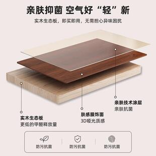 转角书桌L型电脑桌台式书柜一体家用卧室学习桌子简约办公桌