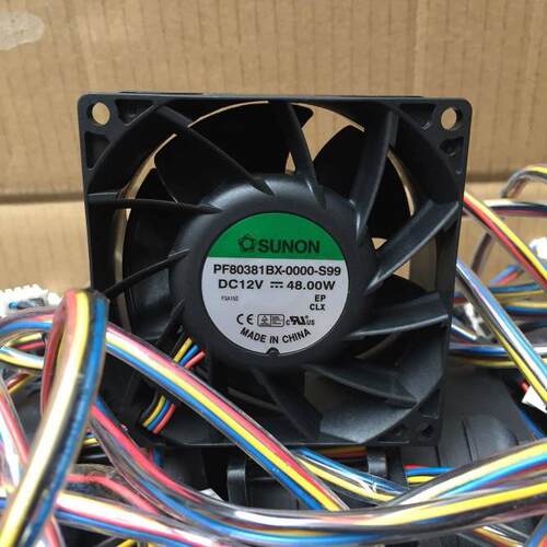 建准 PF80381BX-0000-S99 12V 48W 4A 8038增压高转速散热风扇8CM