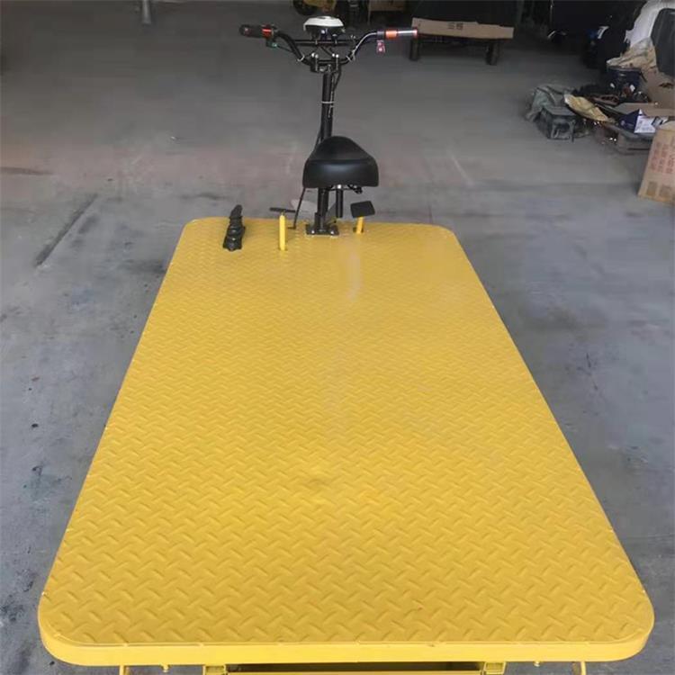 厂家直供电池无轨电动平板车 无轨低压电动工具车