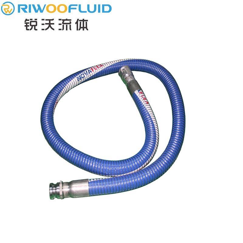 复合软管化工输油管耐腐蚀高压防爆导静电螺旋钢丝油罐车船舶码头