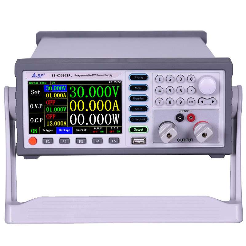 A-BF直流稳压电源SS-3030SPL彩屏高精度30V30A维修电源
