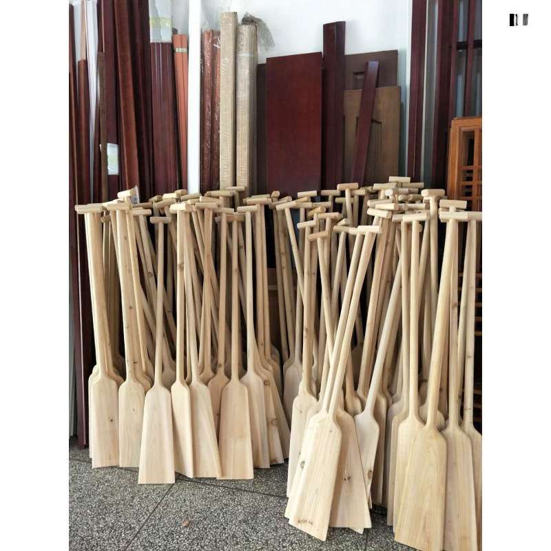 1.2米船桨划桨手摇船桨木实木船桨装饰船桨道具表演龙舟船桨制