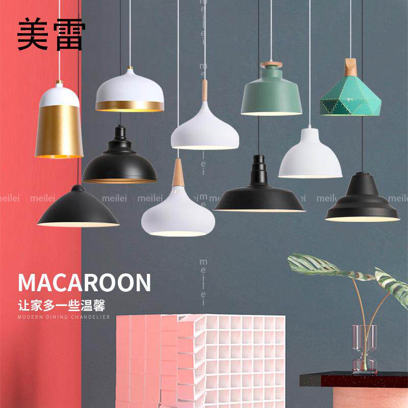 简约吊灯工业风工矿灯罩锅盖灯创意个性厂房舞蹈房超市餐厅办公灯