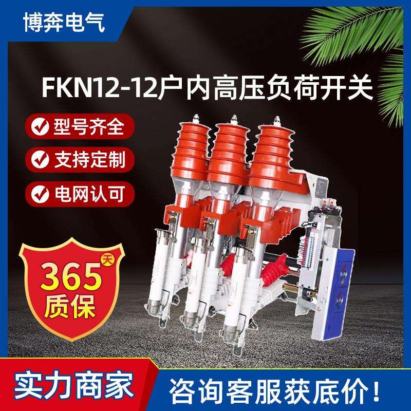 FKN12-12/630户内压气式负荷开关FZN25电动手合电分FN12-12RD三相