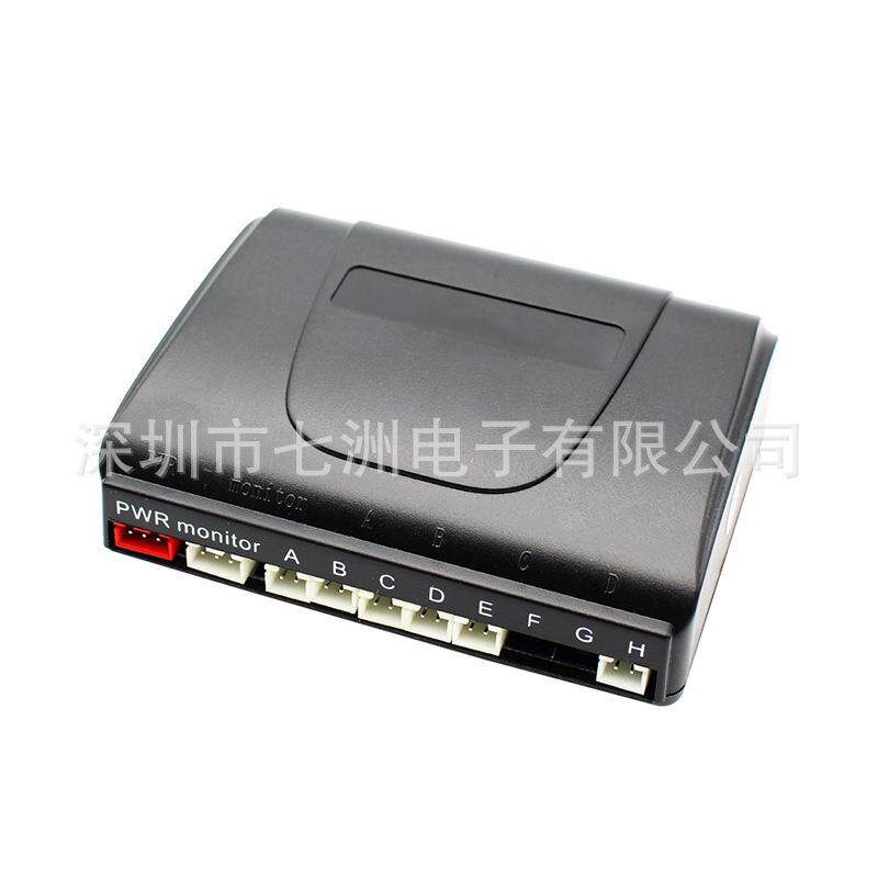 汽车通用LED小月牙前后倒车雷达BIBI声蜂鸣泊车六探头雷达PZ300-6