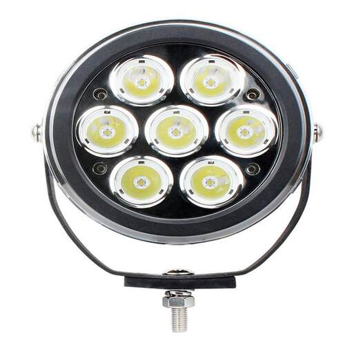 适用6英寸70W圆形LED驾驶灯 车载70led工作照明灯 货车灯
