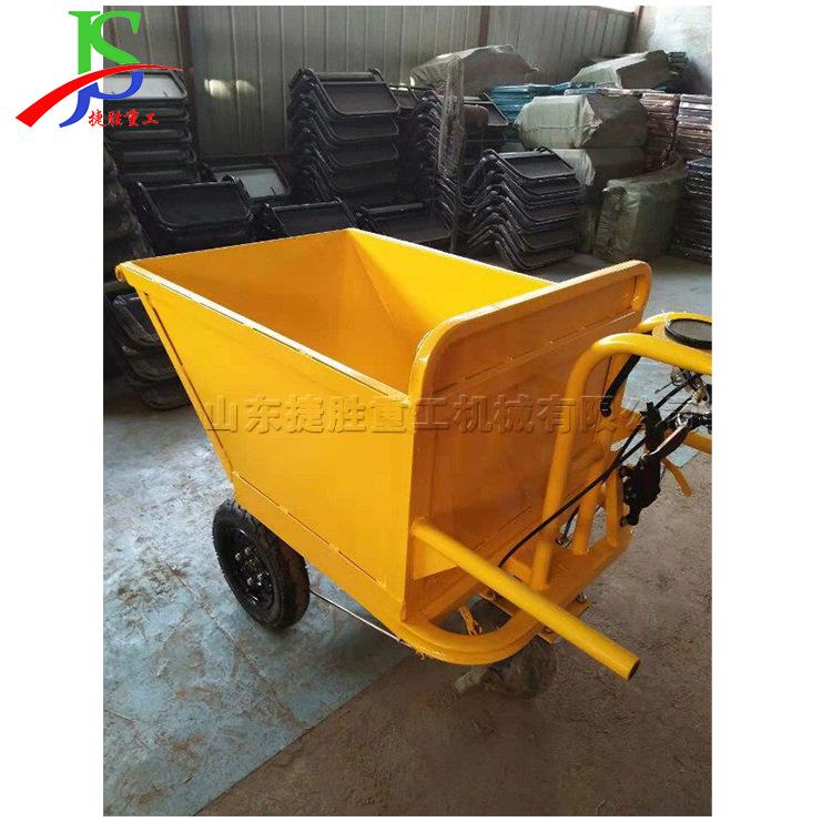 工程电动手推车 建筑工程砖块装运车 自动行驶手掀式灰斗车 省力