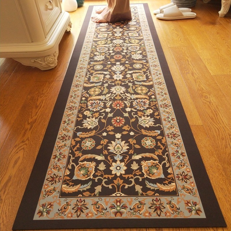 欧式长条厨房f地垫可擦防滑卫生间硅藻泥吸水浴室耐脏家用吸油新