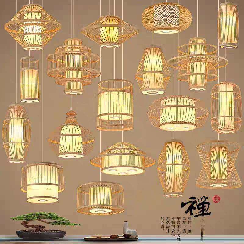竹编吊灯竹艺禅意茶室中式餐厅民宿灯具日式藤编灯笼复古编织灯罩,鲜花速递/花卉仿真/绿植园艺,割草机/草坪机,淘宝优惠券,粉丝福利购,淘宝优惠卷