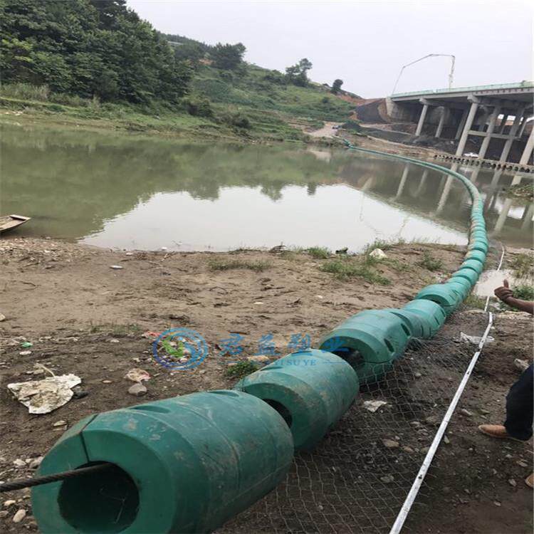直径60公分长度1米2半片对夹式水电站拦污漂浮筒