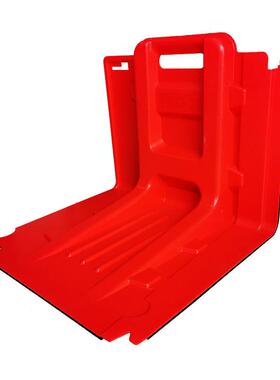 L型红色ABS塑料防洪板抗洪抢险可拆卸式阻水板移动式挡水板