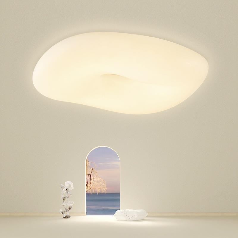 2025新款客厅曲奇吸顶灯主卧室现代简约创意儿童房奶油风吊灯具