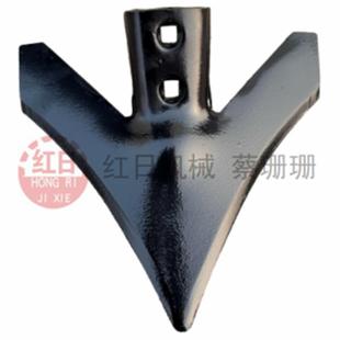 农机配件松土铲犁尖红日厂家供应65锰弹簧钢犁尖铧犁犁腿