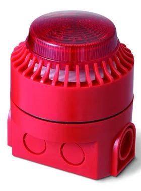 RS PRO声光报警器24V电源,114dB, IP44, 红色199-9772