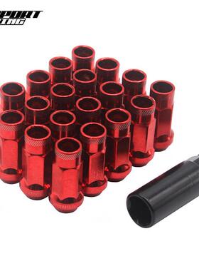 轮毂螺丝螺目 汽车改装无敌轮胎螺丝 SR48锻造螺母轮胎螺母 1.5