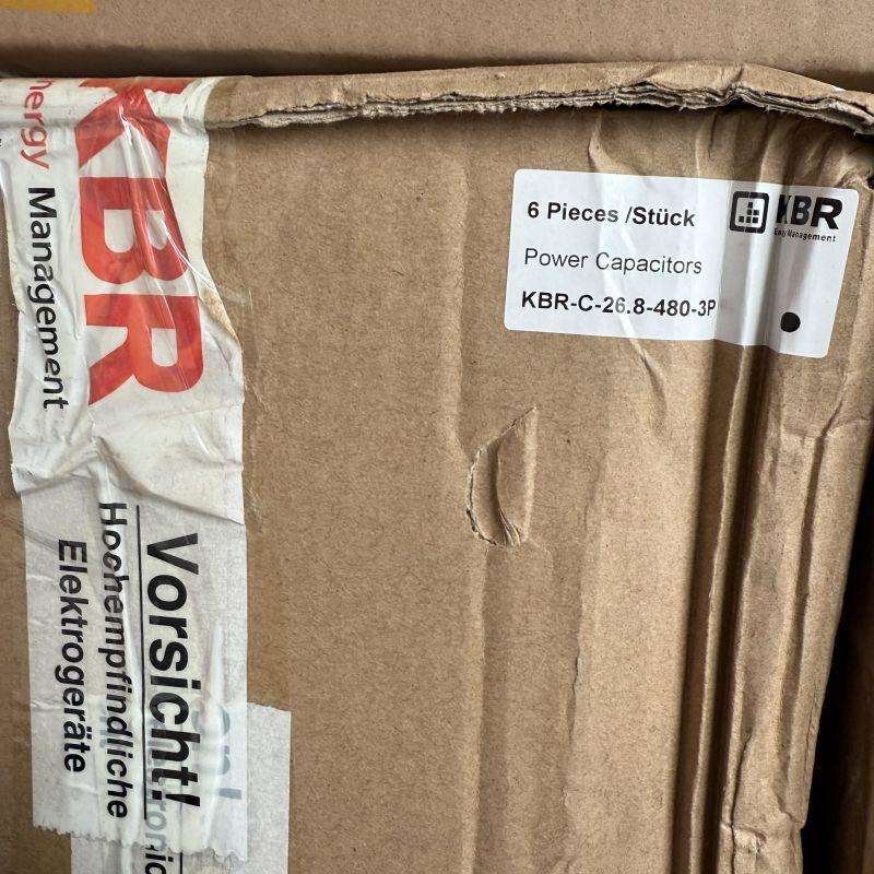 3x123.4uF480v 德国进口KBR 柯贝尔 KBR-C-26.8-480-3P 薄膜电容
