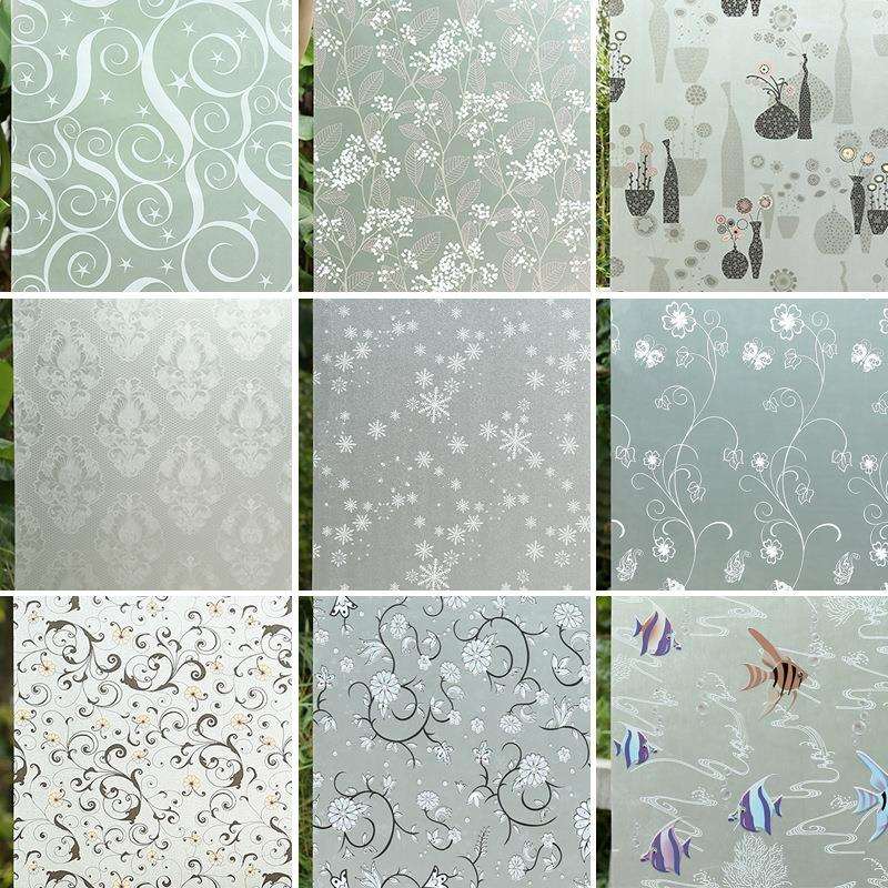窗户玻璃贴纸透光不透明防走光贴膜卫生间浴室家用防窥窗贴窗花纸