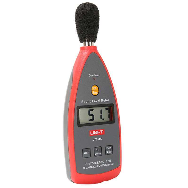 UNI-T优利德噪音计分贝仪高精度检测器声级计家用声音量计UT351C