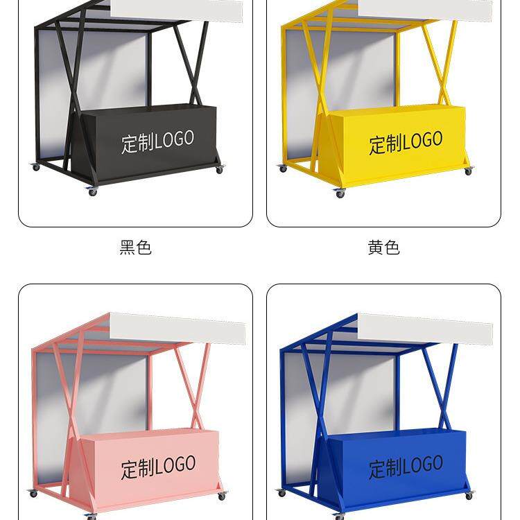 集市摊位架商业街展示架地摊桌货架夜市活动架摆摊便携可移动