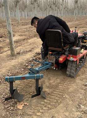 农用座驾式履带耕地旋耕机 平原山区农田旋耕机 小型开沟回填机