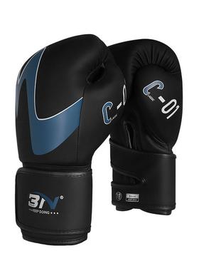 BN拳套10/12OZ成人散打拳击手套武术跆拳道搏击泰拳训练比赛手套