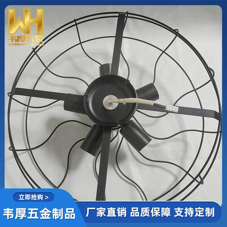 Loft工业风吊扇灯 餐厅客厅风扇吊灯 美式复古凉亭阳台阳光房吊灯