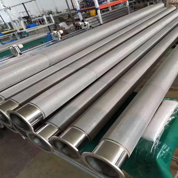 高温除尘不锈钢金属滤筒 代替无纺布滤袋 水泥窑炉用抗磨损寿命长