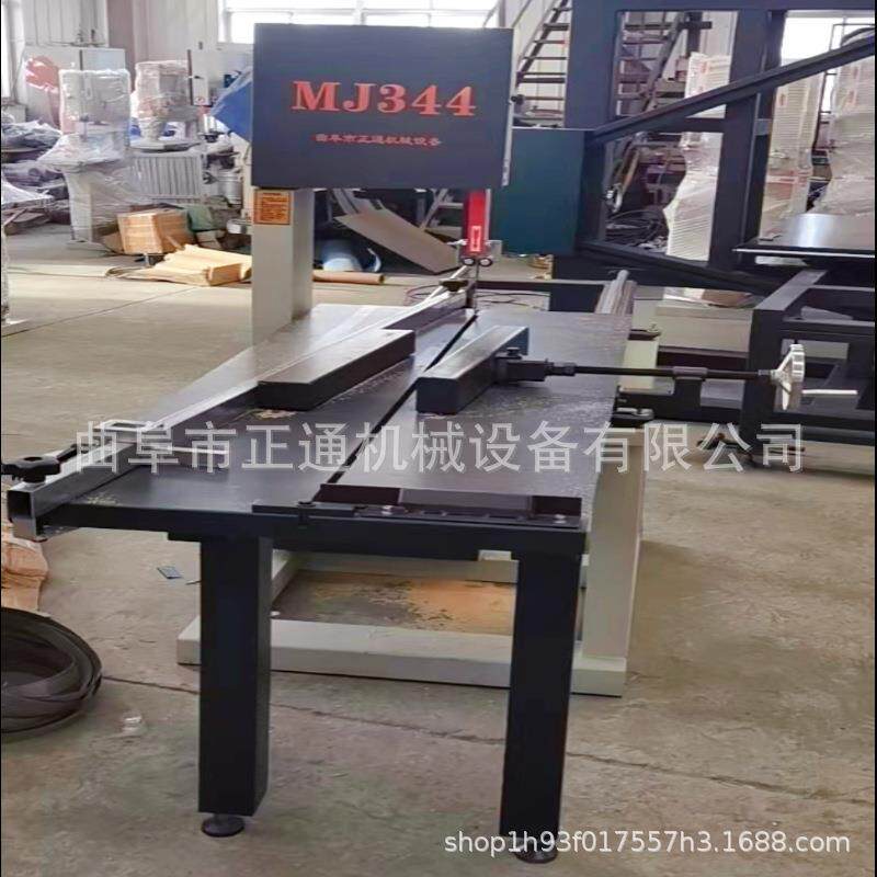 MJ345高速木工带锯机 骨头加气砖塑料布匹纺织品 原木切割机