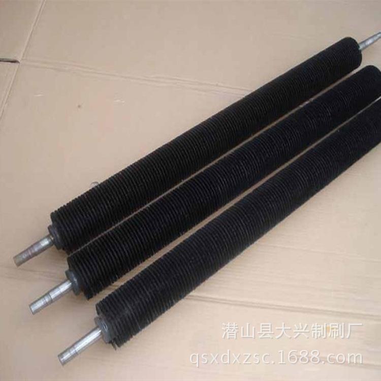 安徽厂家生产 尼龙丝除尘毛刷辊 抛光毛刷 滚轮玻璃清洗机毛刷