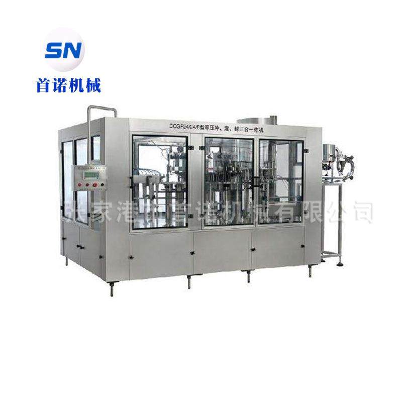 厂家直供全自动三合一饮料液体灌装机设备 果汁饮料 矿泉水灌装机,清洗/食品/商业设备,易拉罐生产设备,淘宝优惠券,粉丝福利购,淘宝优惠卷