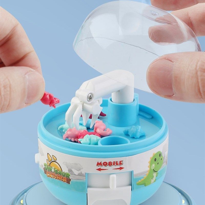 迷你抓娃娃机玩具亲子互动夹恐龙男孩女孩幼儿园儿童分享礼品奖品