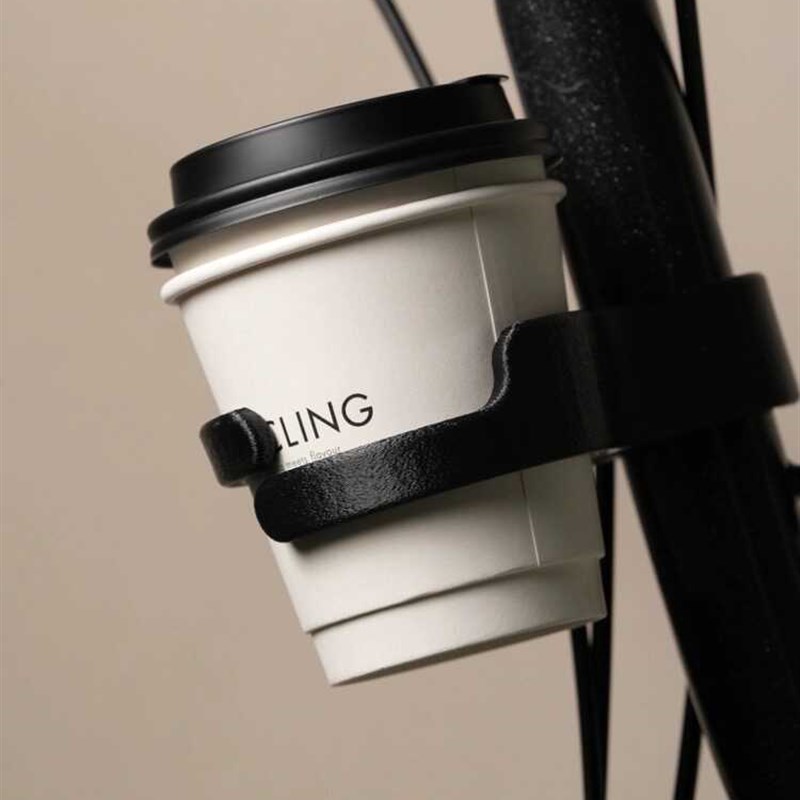 适用brompton小布折叠自行车配件改装咖啡杯奶茶杯架车载支架